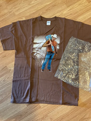 New:Brad Paisley 2007 Tour Bonfires & Amplifiers T Shirt XL.( 48″chest 31″L.)