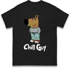 Chill Guy Funny Meme T-Shirt Hilarious Internet Slang Meme Unisex Gift Tee Top
