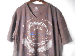 My Father Cigars Reserva Especial Men’s T-shirt Jaime Garcia V-Neck Brown 2X Lg