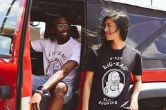 Zig-Zag Vintage Classic T-Shirt – Soft Cotton Blend Crew Neck Tee Black or White