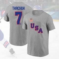 HOT ITEM! Brady Tkachuk #7 Team USA Hockey 2026 Name & Number Gift For Fans
