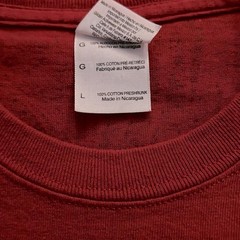 ESPN Lacrosse vintage deep red Flow Chart t-Shirt NWOT L