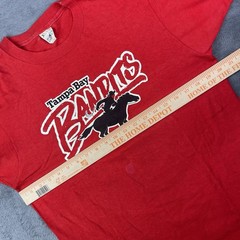 Vintage Tampa Bay Bandits Shirt Mens XL (L) USFL Football Defunct 80s Buccaneers