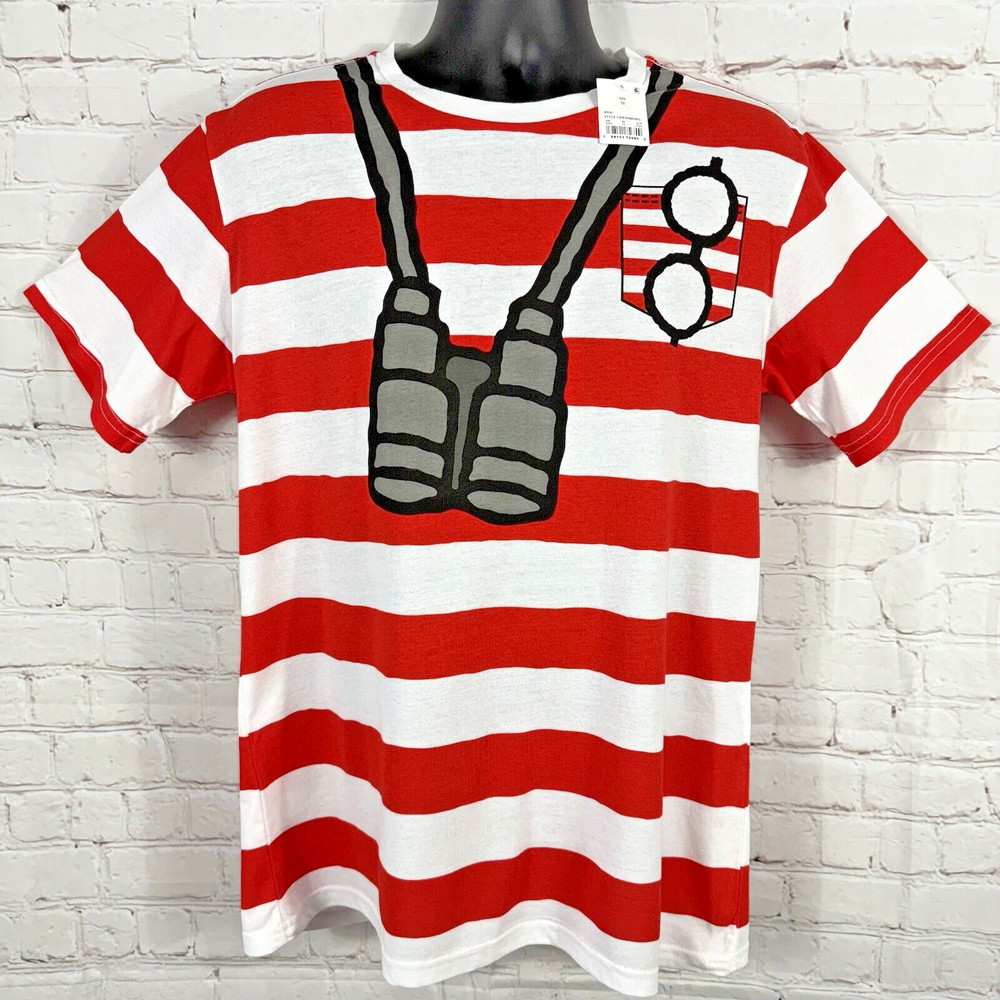 Where is Waldo Short Sleeve T-shirt Adult Unisex Size Medium NWT