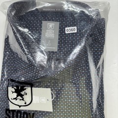 Stacy Adams Modern Fit Vintage Geometric Diamond Print Men’s Shirt Retro 3XL