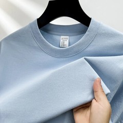 Men T Shirt 100% Cotton Short Sleeve Round Neck Breathable Half Sleeve Casual