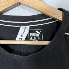Puma BMW Motorsport Shirt Mens 2XL Black M Logo Racing Crewneck Short Sleeve Tee