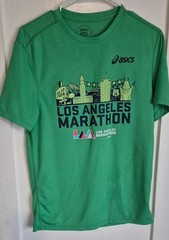 LA Los Angeles MARATHON Asics Dri Fit T Shirt S Small