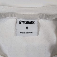 Gymshark Arrival T Shirt Men’s Size Medium White Gym Training Pre-owned