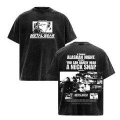 Metal Gear Solid Tactical Espionage Action Graphic Tees, Solid Snake Retro Gamin