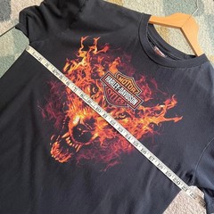 Y2K Harley-Davidson Flaming Wolf Tee | Joplin Missouri | Size L