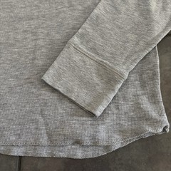 Men’s Thermal long sleeve Light gray shirt size large