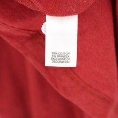 Cremieux Men’s Long Sleeve Shirt XXL Red Heather Solid Stretch NWT