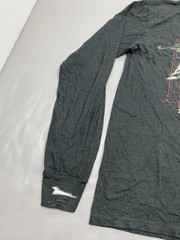 District Made Shirt Mens M Gray Thunder Valley Rally Graphic Tee Long Sleeve