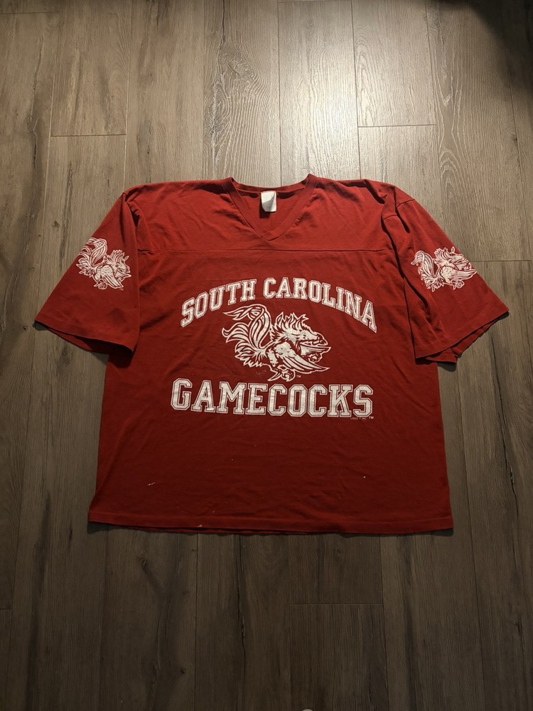 VINTAGE 80s University of South Carolina Gamecocks USC sports Jersey LOGO 7