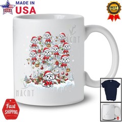 Maltipoos Santa On Christmas Tree Snow; Lovely Winter Matching Family T-Shirt