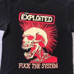 The Exploited Fk The System T-Shirt Unisex Cotton Tee All Sizes