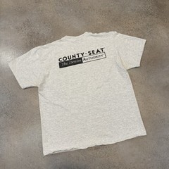 Vintage 90s Lee Legends Country Seat Promo Tee Shirt XL Grey Store Jean Graphic