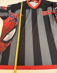Spider-Man Men’s and Big Men’s Graphic Mesh Soccer Jersey, 3XL