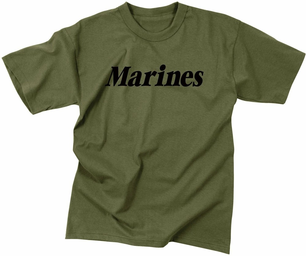Kids Olive Drab Marines Physical Training T-Shirt