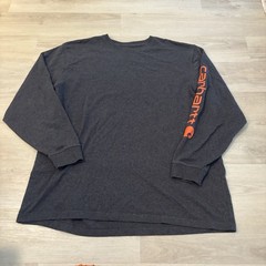 Carhartt Shirt Men’s Extra Large Gray Long Sleeve K231 Cotton Workwear