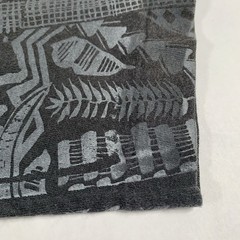 VTG 90s Gecko Hawaii All Over Print T-Shirt Mens Small Black Lizard Surf Skate