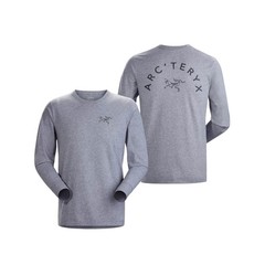 Arc’Teryx Men’s Long Sleeve Cotton Logo Graphic T-Shirt Size XL Grey