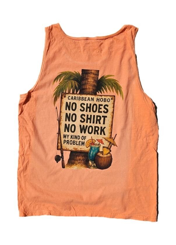 Caribbean Hobo No problem Tank top T-shirt key west island Florida Rum Havana