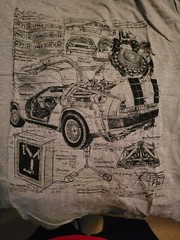 BACK TO THE FUTURE T-Shirt LOOTwear 2018 Exclusive LOOT CRATE Delorean 2XL BTTF