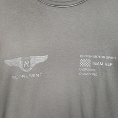 REPRESENT Shirt Mens Medium Brown Pullover Crew Team Rep Shadows T-Shirt Tee
