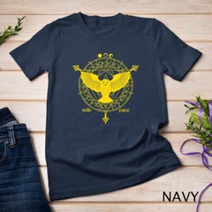 Owl Moon Geometric Pattern Wild Free Minimal Bird Space Art Tee Unisex T-shirt