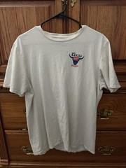 Coors Rodeo Cowboy Banquet Beer White T-Shirt Men Large