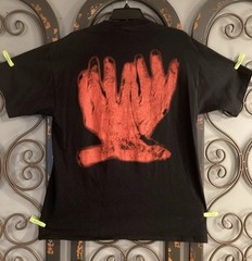 Rare Death Symbolic 1995 Blue Grape Cressona Shirt Size XL Red Hands On Back