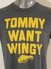 Tommy Want Wingy Large T-Shirt Homage Retro Tommy Boy Chris Farley Comedy 90s