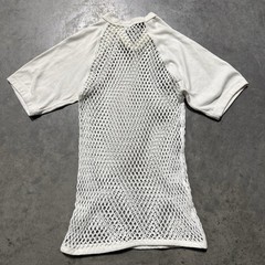 Scandinavian Knitters Small 34-36 Mens Vintage Fishnet Top 1960’s Open Knit