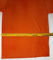 Adidas men’s workout the go to tee shirt orange 100% Cotton NWT (see note)