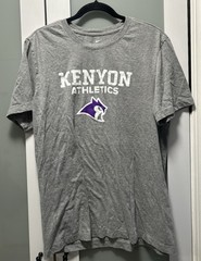 Nike Kenyon Athletics Gray T shirt Size L