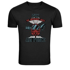 Fly The Unfriendly Skies Air Force Pilot Graphic T-Shirt