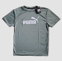 PUMA Logo Men’s Dry Cell Short-Sleeve T-Shirt Green Size Large NEW