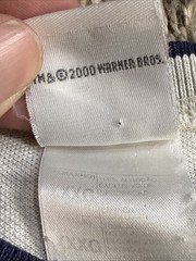VTG 2000 Warner Bros Store Embroidered “So Many Channels Little Time” 3XL Shirt