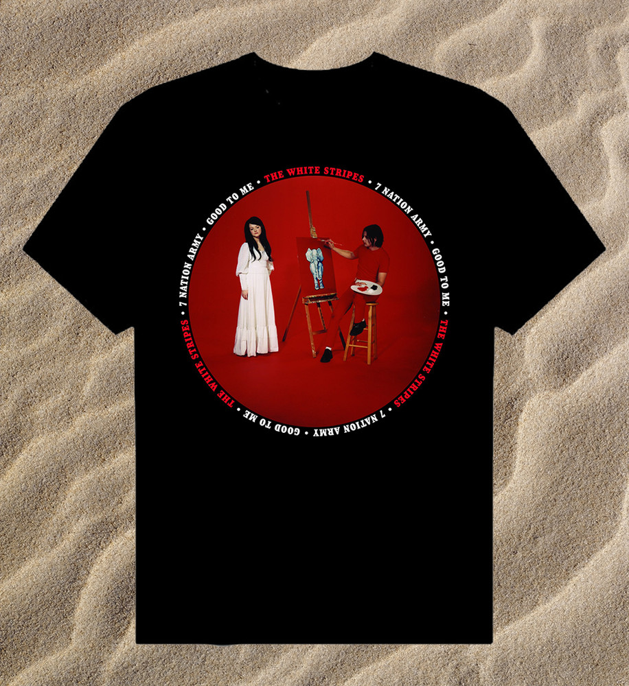 Seven Nation Army The White Stripes T-Shirt 100% Cotton Tee S-4XL BT879