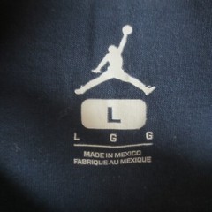 Nike Air Jordan T Shirt Mens L Navy Jumpman 23 Family Forever Graphic Retro 90s