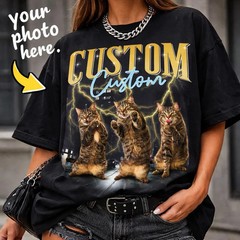 Custom Your Pets Comfort Tee Retro Vintage Personalized Pet Lover Gift Shirt