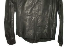 Men’s All Saints POSTNOON LEATHER SHIRT jacket overshirt L (ref81) £129.99!!!!!