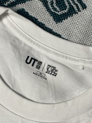 UNIQLO Dan Da Dan UT Graphic T-Shirt White Momo Okarun Aira Turbo Granny Sz XL