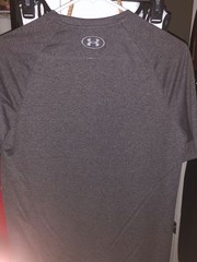Under Armour Men’s Grey and Black T-shirt