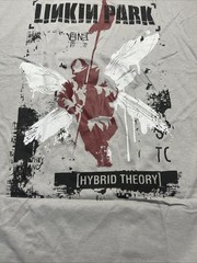 Linkin Park T-Shirt Large Gray Rock Band Hybrid Theory Graphic Tee Spencers