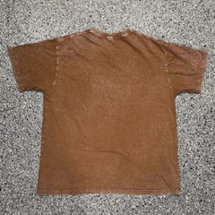 Vintage Tequila Graphic T-Shirt Brown Acid Wash Distressed Tee Men’s XL 23×28