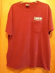 29 dreams Birmingham AL motorcycle resort red L t shirt distressed