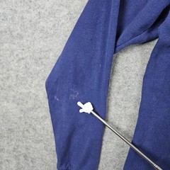 Medalist Men’s Blue Turtleneck Shirt Size M Cotton Scouts Embroidered Wolf SPOTS